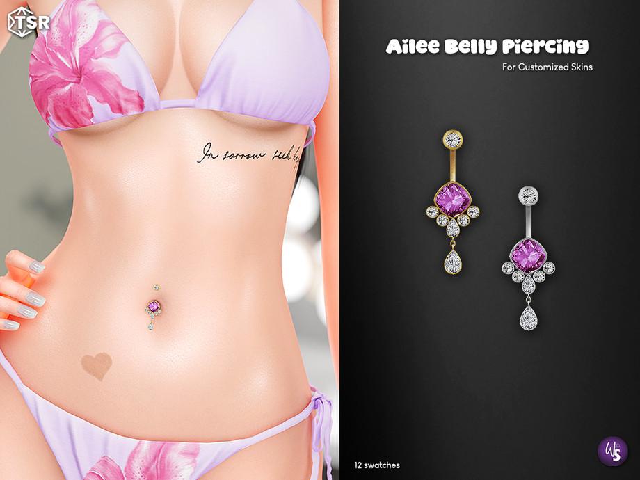 Пирсинг пупка "Ailee Belly Button Piercing"