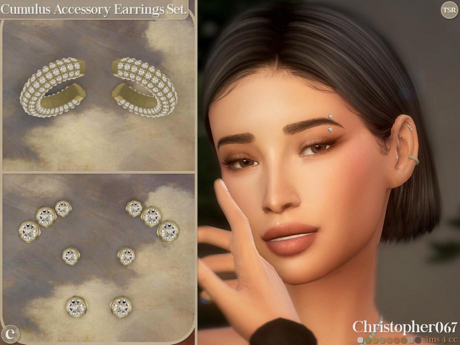 Пирсинг сет "Cumulus Accessory Earrings Set"