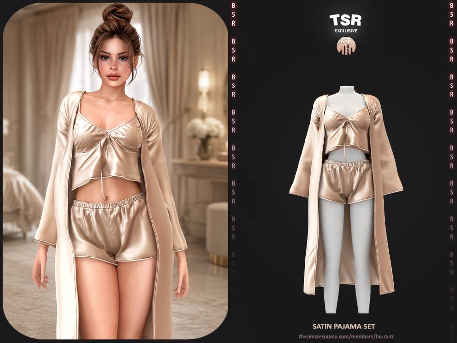 Пижамный комплект для симочек "SET-Satin Pajama Set"
