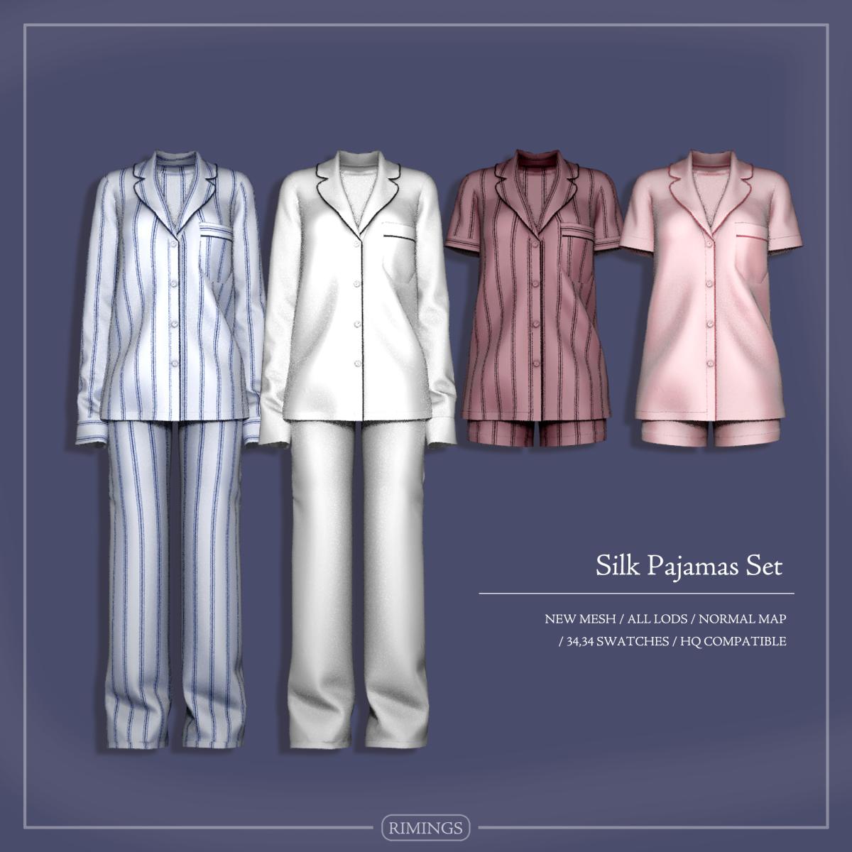 Пижамы для симочек "Silk Pajamas Set"