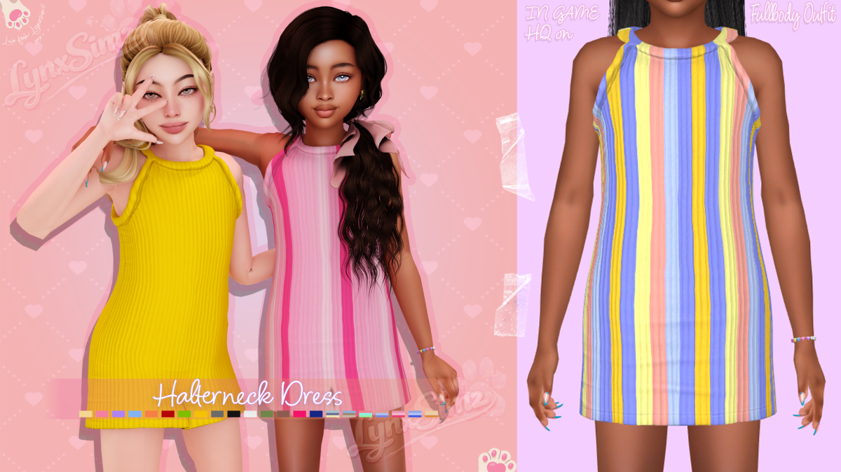 Платье для девочек "Halterneck Dress"