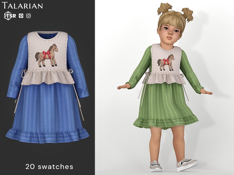 Платье для малышек "Emersyn Dress With Embroidered Apron"
