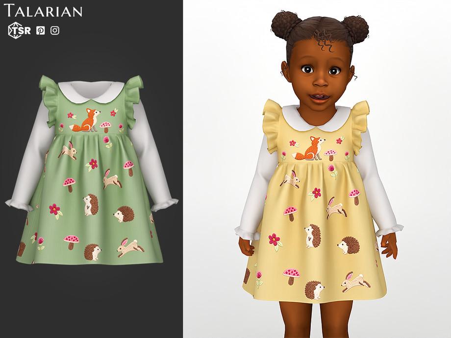 Платье для малышек "Gemma Dress With Peter Pan Collar Top"