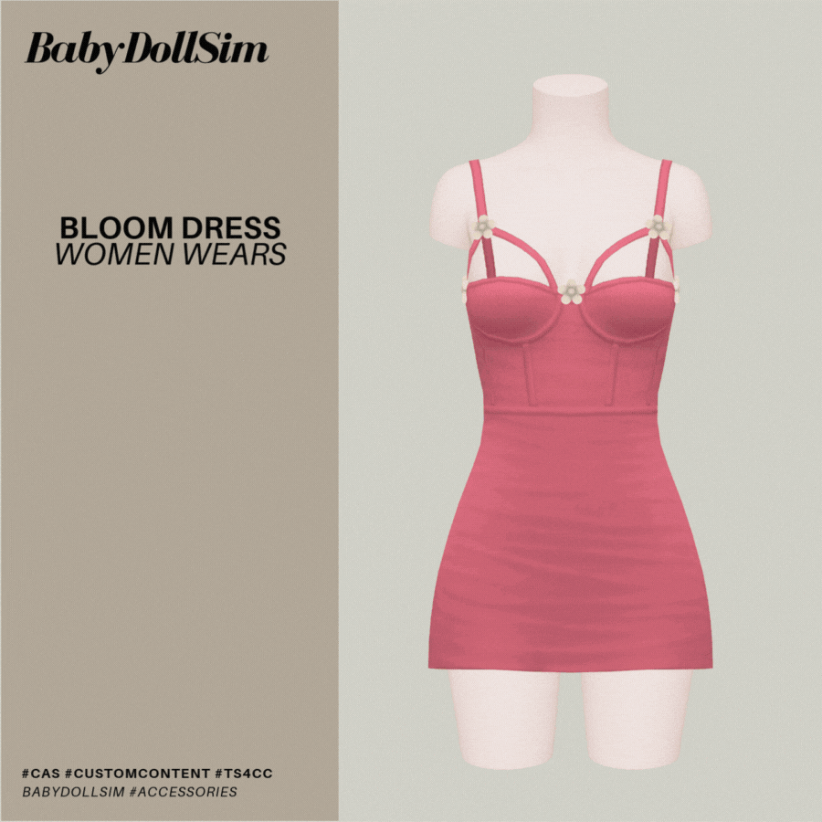Платье для симочек "BLOOM DRESS"