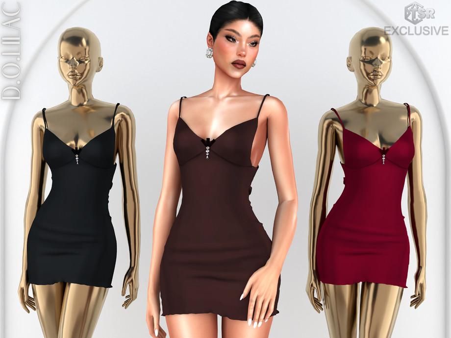 Платье для симочек "Crystal Stones Mini Dress"