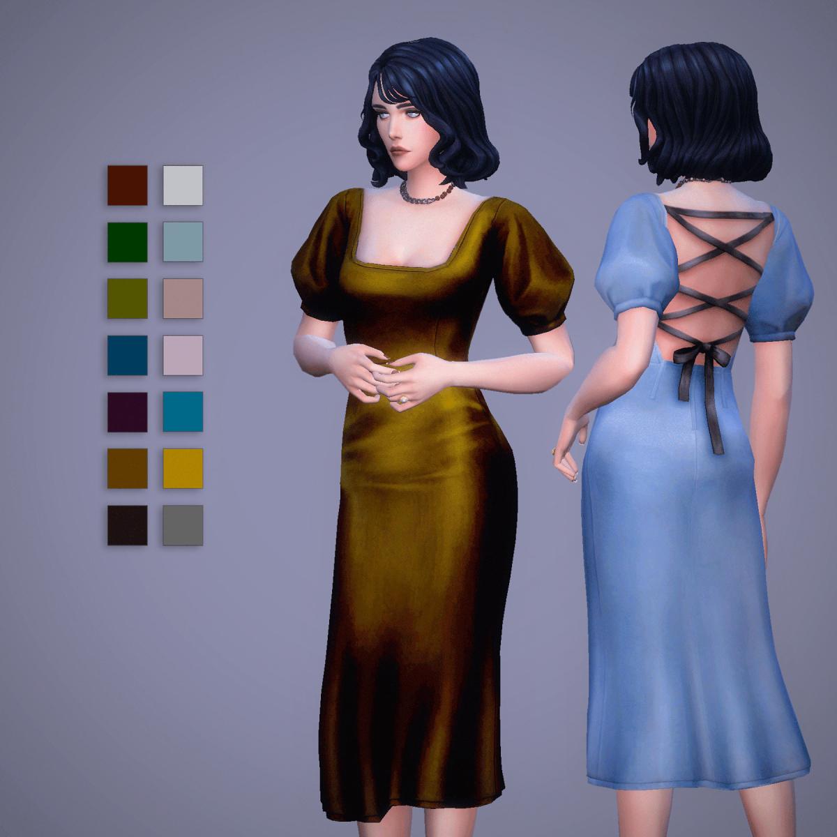 Платье для симочек "Eloise Velvet Dress"