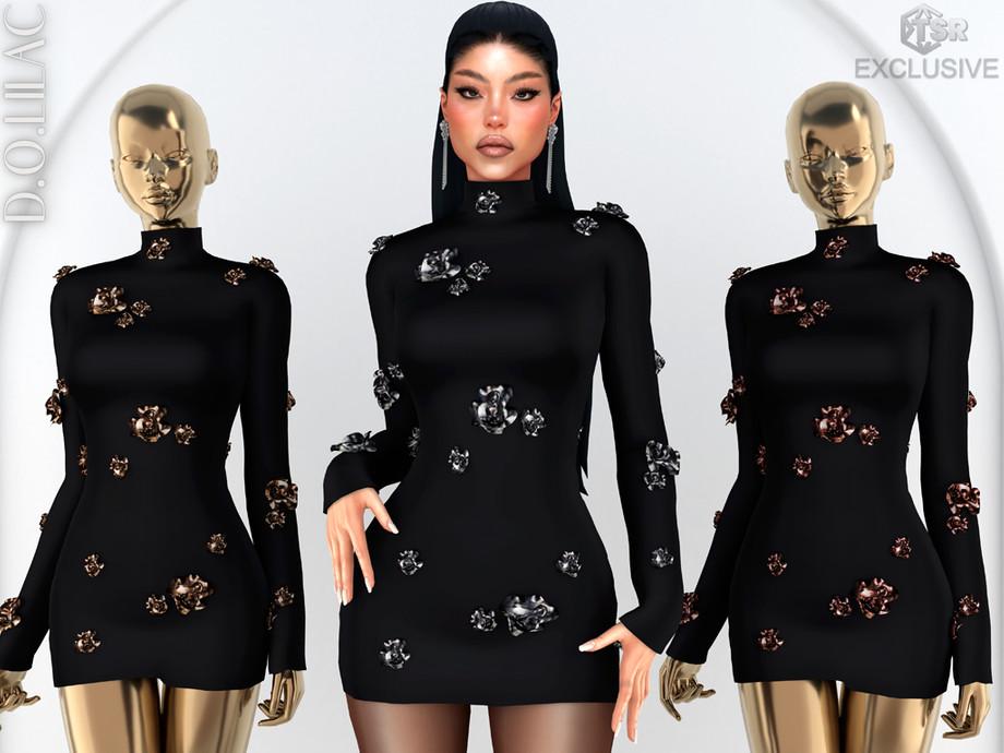 Платье для симочек "Embroidered Mini Dress"