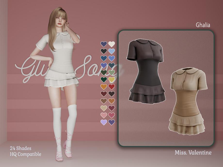 Платье для симочек "Ghalia short full dress"