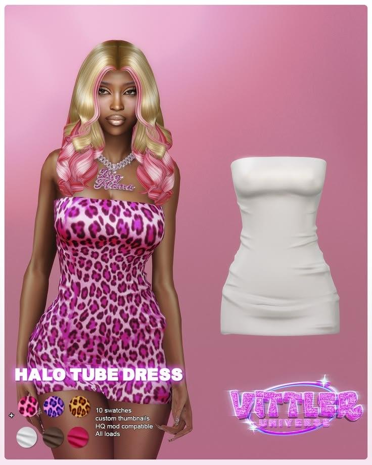Платье для симочек "Halo Tube Dress"