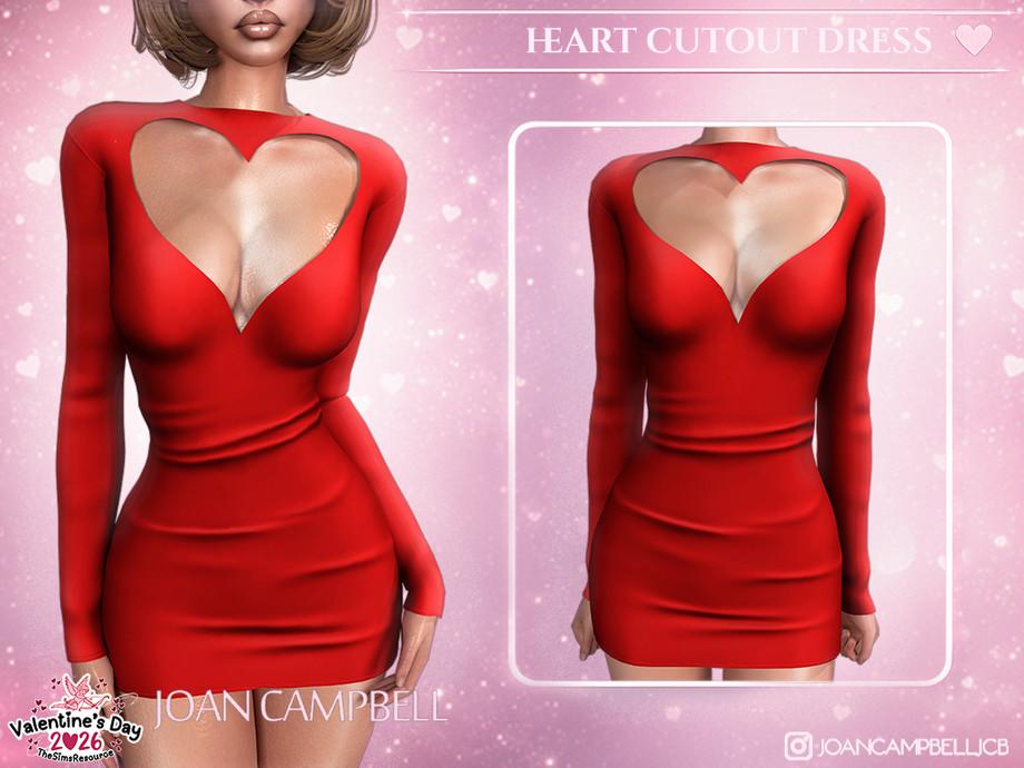 Платье для симочек "HEART CUTOUT DRESS"