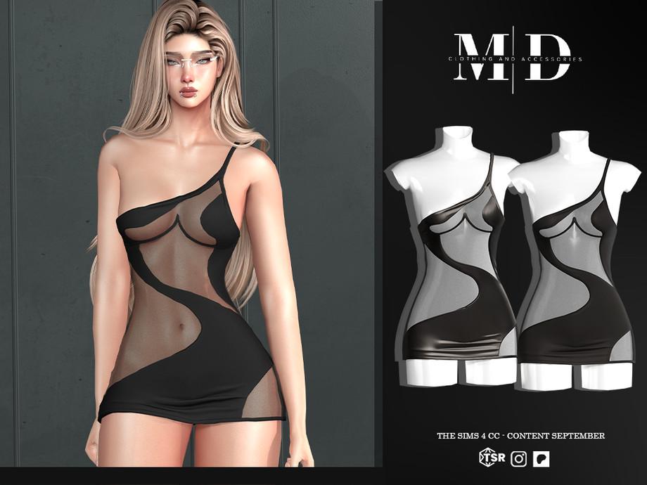 Платье для симочек "Jessica semi-sheer black mini dress"