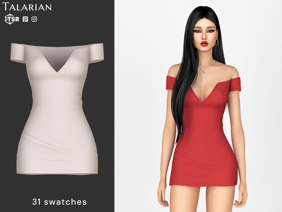 Платье для симочек "Marie Off Shoulder Bodycon Mini Dress"