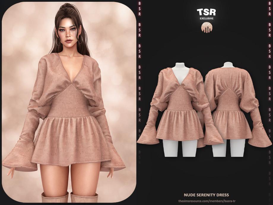 Платье для симочек "Nude Serenity Dress"