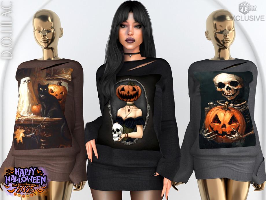 Платье для симочек "Printed Cut Out Detailed Sweatshirt Dress"