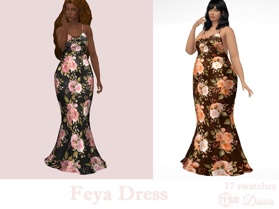 Платье для симочек "Recolor Feya Dress"