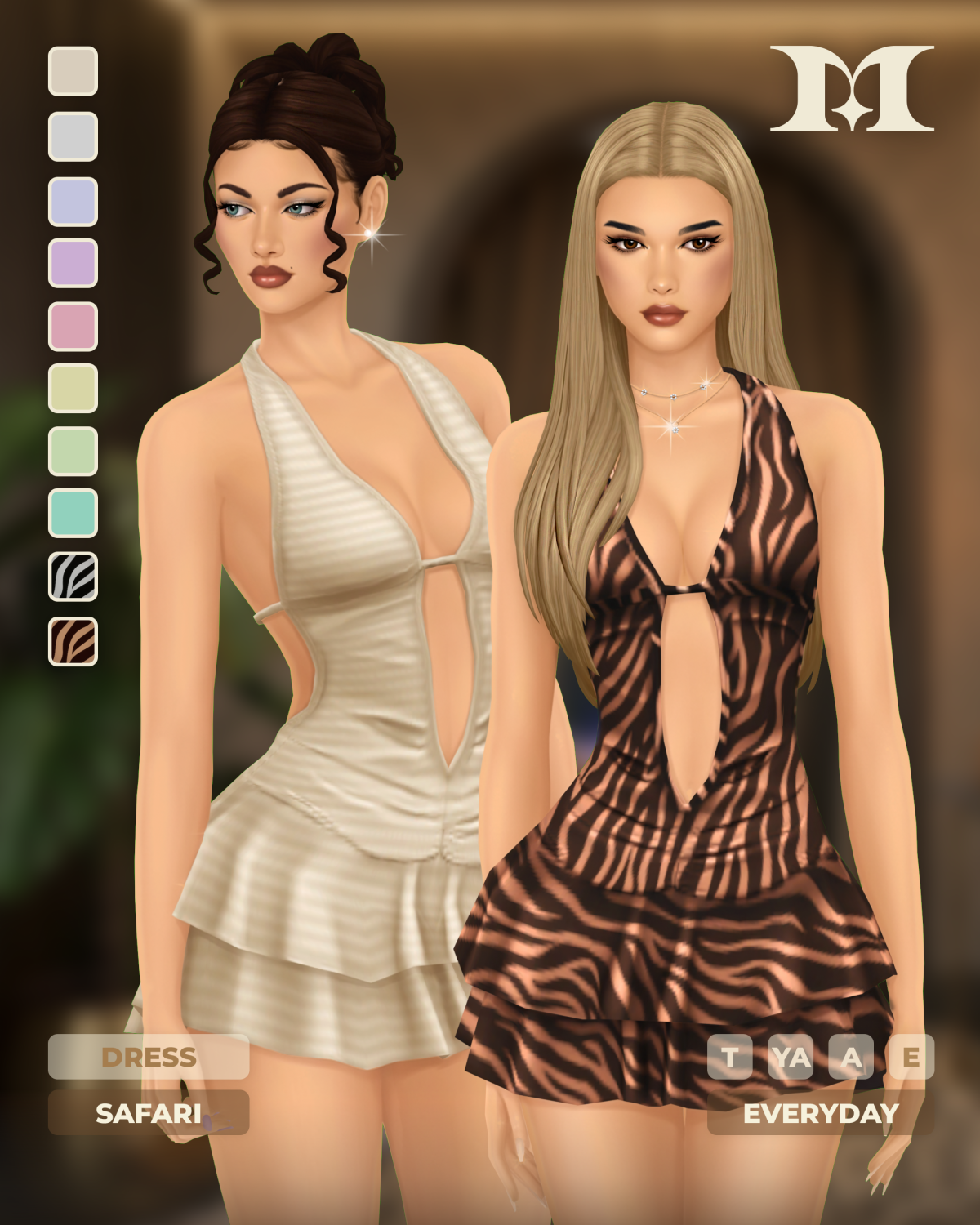 Платье для симочек "Safari Dress"