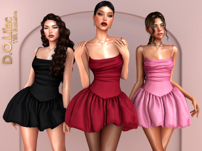 Платье для симочек "Satin Doll Dress"