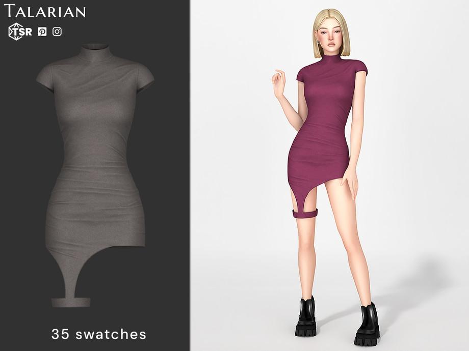 Платье для симочки "Emberly Mini Dress with Leg Strap"