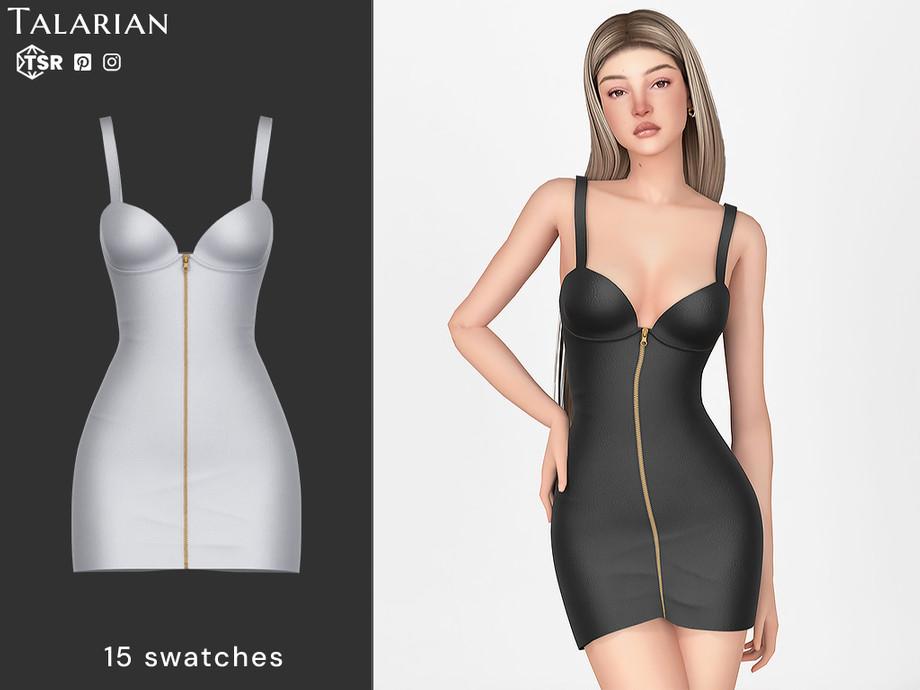 Платье для симочки "Irene Zip Front Bodycon Mini Dress"
