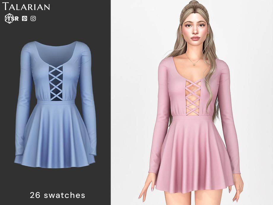 Платье для симочки "Kinley Dress Lace-Up Front"