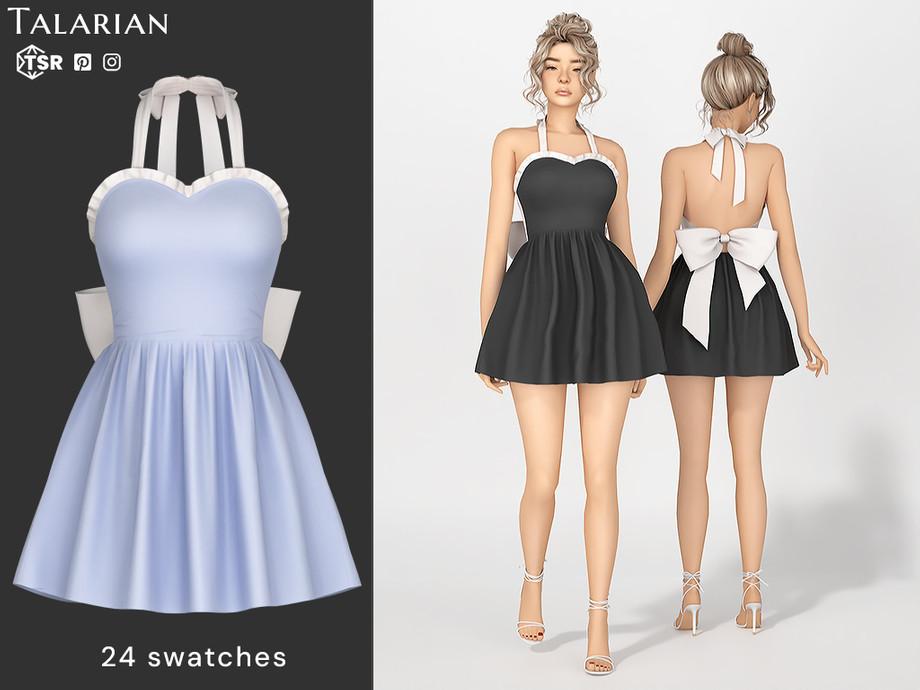Платье для симочки "Leslie Halter Mini Dress With Bow"