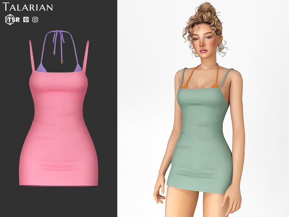 Платье и бикини "Marilyn Dress with Layered Bikini Top"