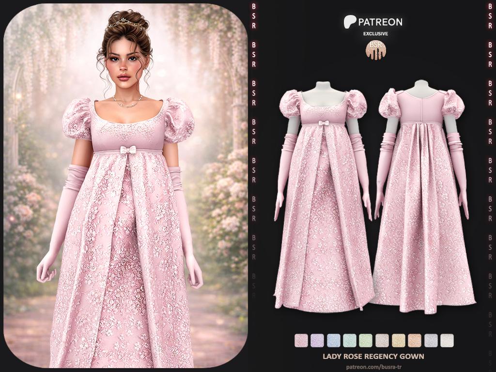 Платье леди "Lady Rose Regency Gown"