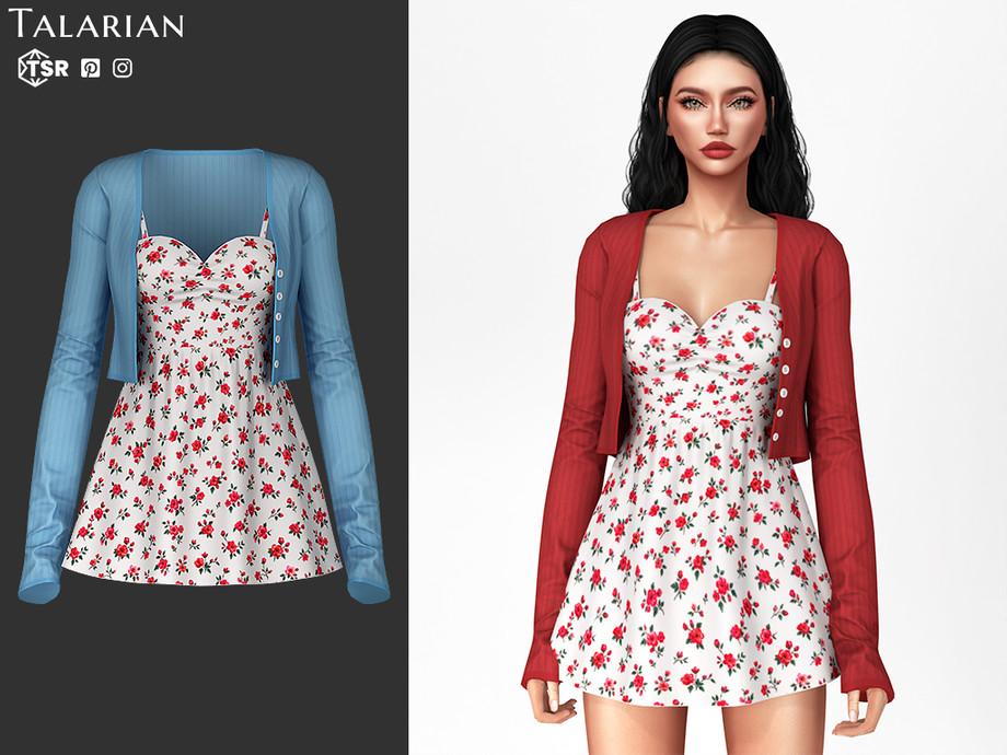 Платье с кардиганом "Khaleesi Sweetheart Dress with Cropped Cardigan"