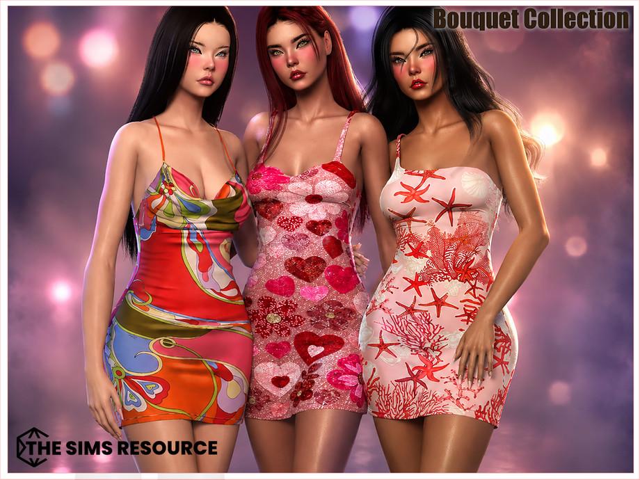 Платья для симочек "Set - Bouquet Collection"