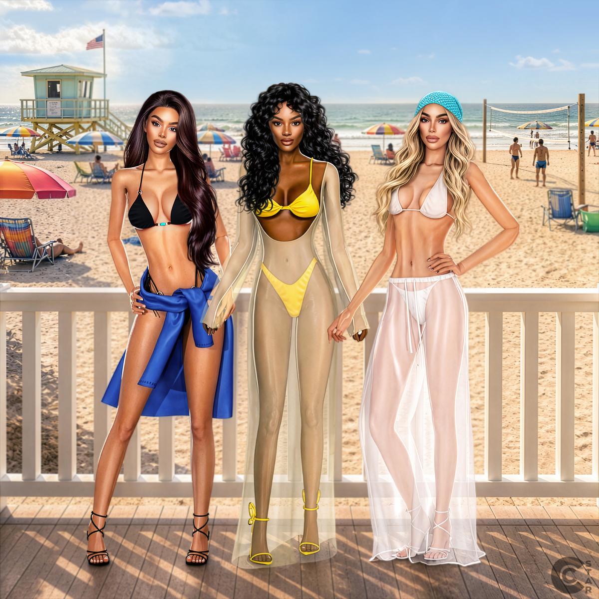 Пляжная коллекция для симочек "Sunlit Sirens Collection"