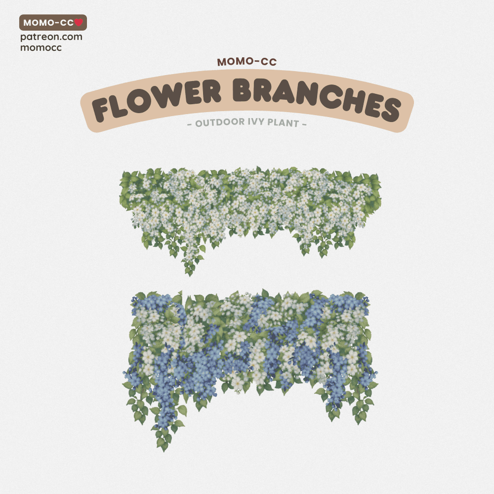 Плющ "FLOWER BRANCHES IVY"