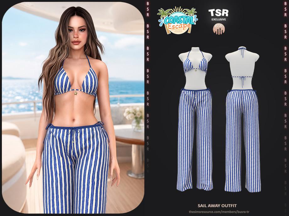 Полосатый комплект "Sail Away Outfit"