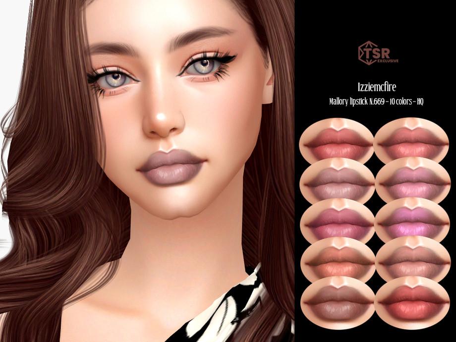Помада для губ "IMF Mallory Lipstick N.669"