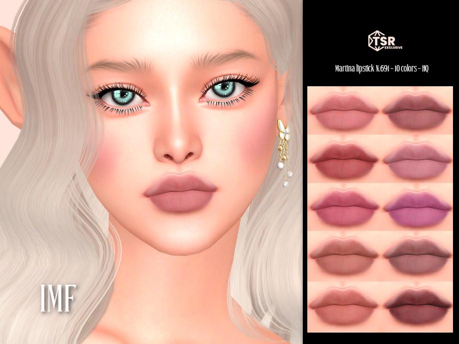 Помада для губ "IMF Martina Lipstick N.691"