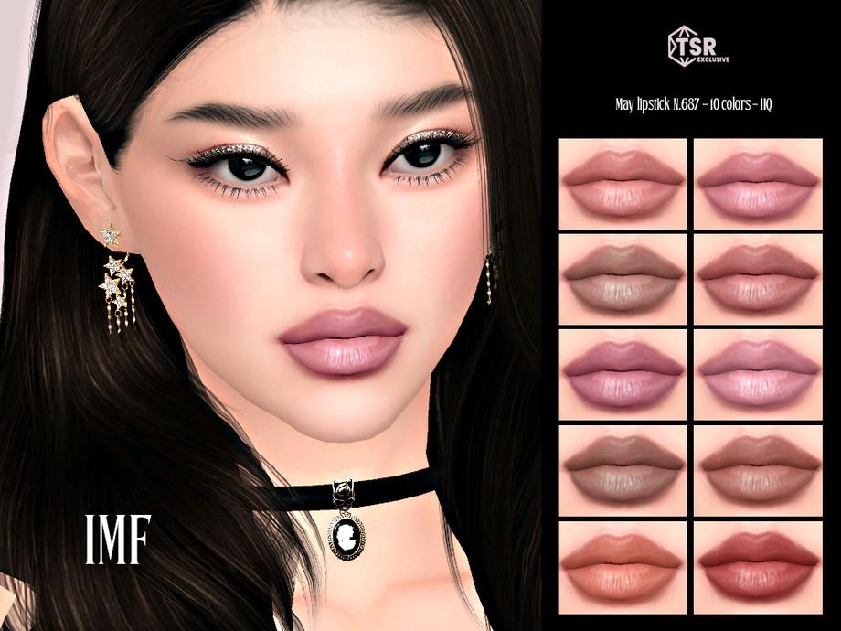 Помада для губ "IMF May Lipstick N.687"