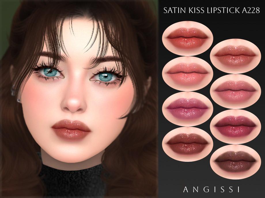 Помада для губ "Satin Kiss Lipstick A228"