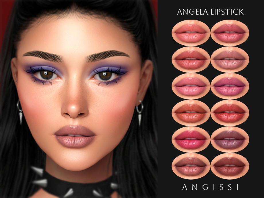 Помада и тени "Angela"