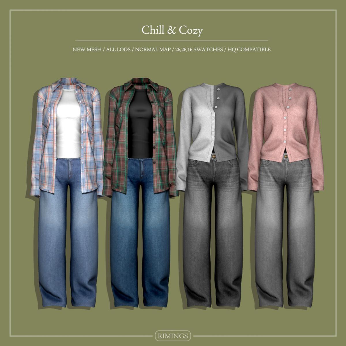 Повседневный комплект для симочки "Chill & Cozy"