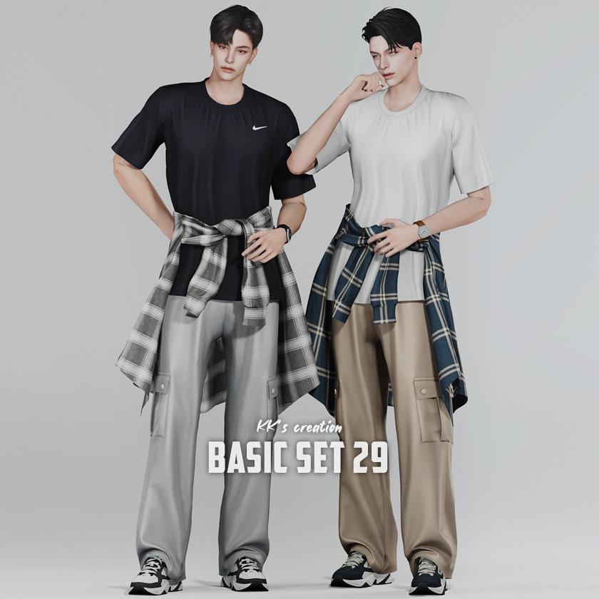 Повседневный комплект для симов "Basic set 29"
