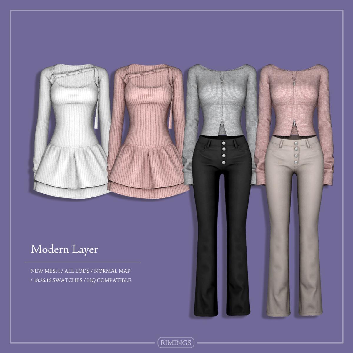 Повседневный сет для симочек "Modern Layer"