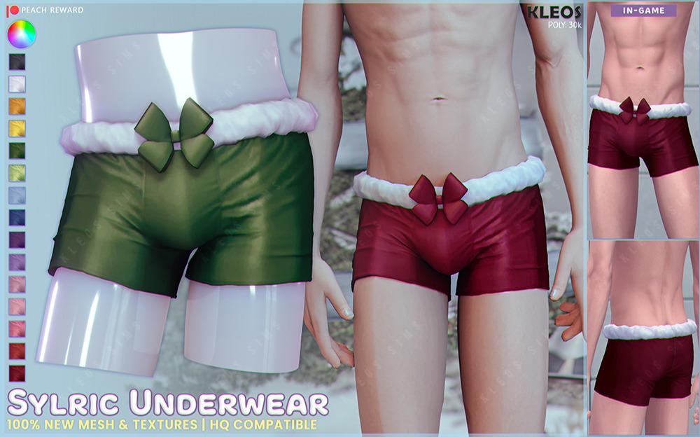 Праздничное нижнее белье для симов "Sylric Underwear"