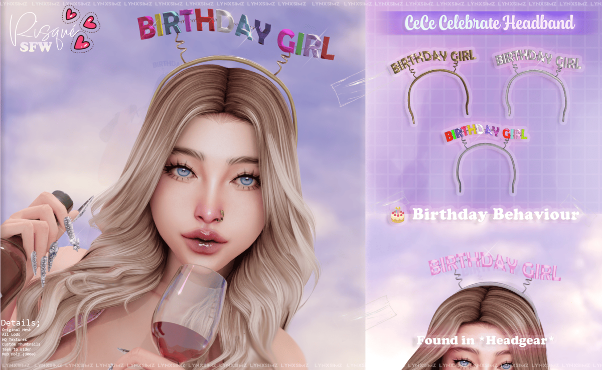 Праздничный ободок "CeCe Celebrate Headband"