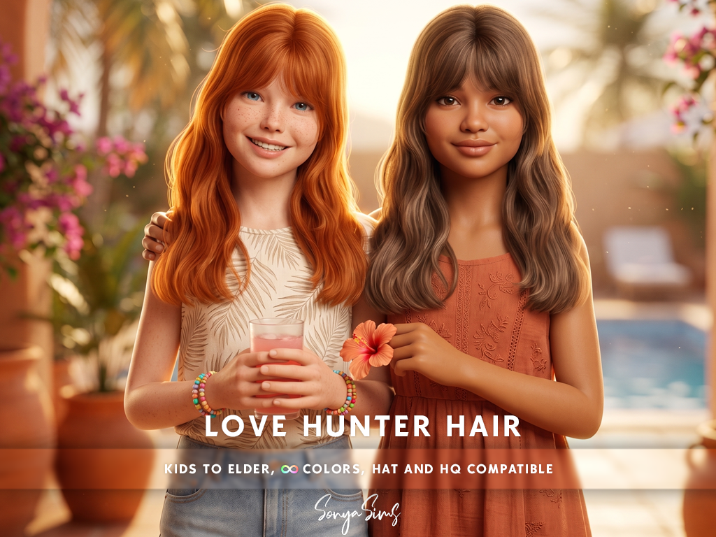 Прическа для девочек "Love Hunter Hair"