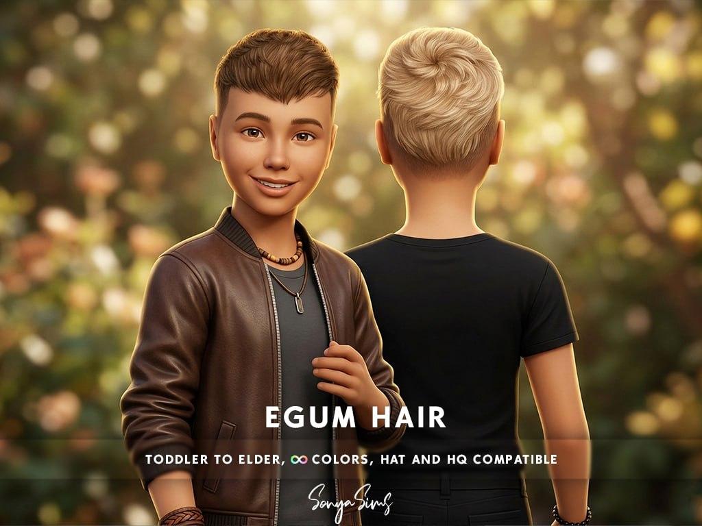 Прическа для мальчиков и малышей "Egum Hair"