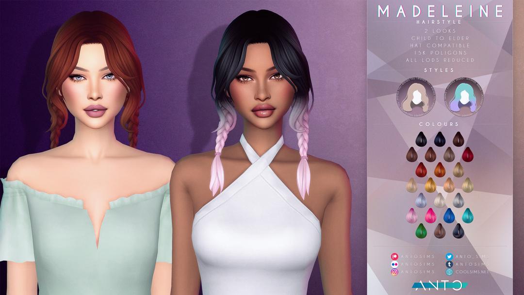 Прическа для женщин и девочек "Madeleine Hairstyle"