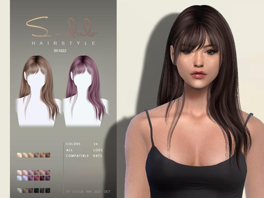 Прическа "Long Straight hair Amanda 051023"