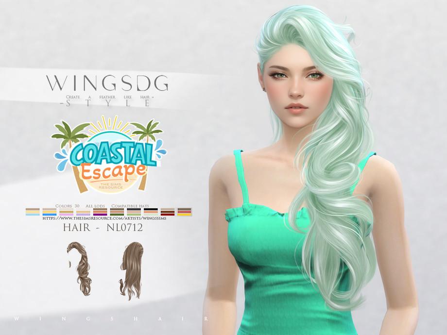 Прическа "Long wavy hair 2"