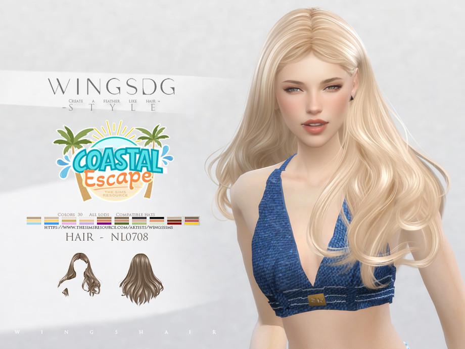 Прическа "Slightly wavy long hair"
