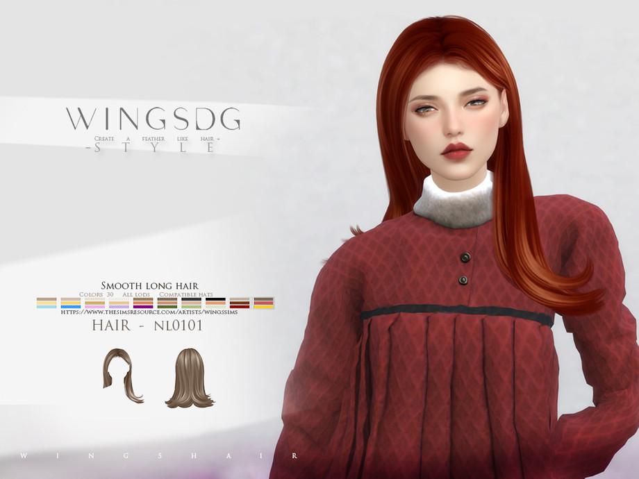 Прическа "WINGS-NL0101-Smooth long hair"