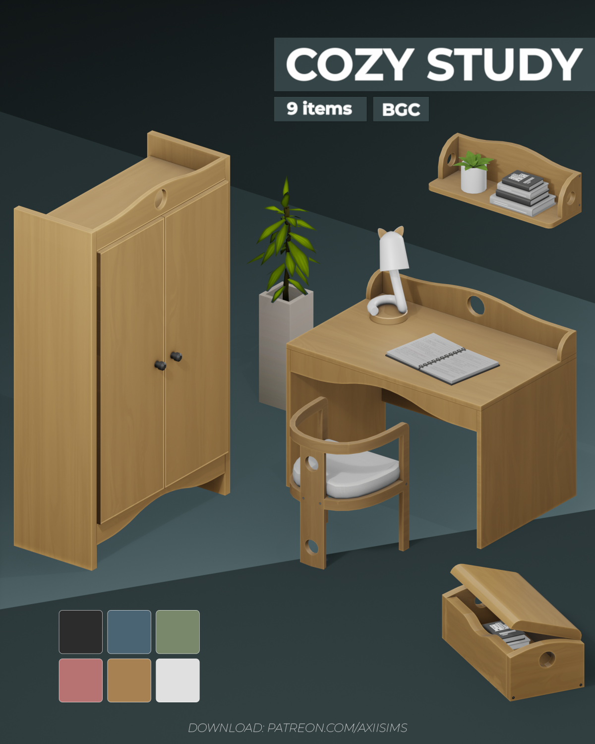Рабочий кабинет "COZY STUDY"